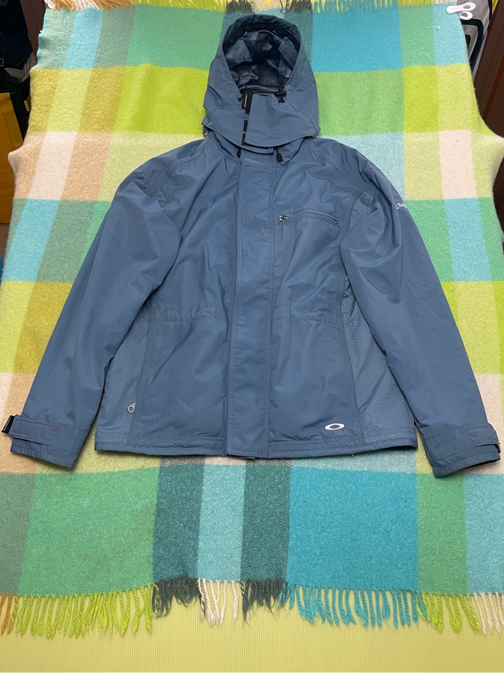 Vintage Y2K Oakley Software Full Zip Gorpcore Techwear Jacket Blue Men’s